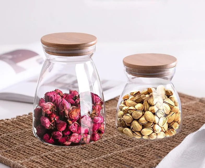 Promotion Round Glass Jar Food Storage Jar