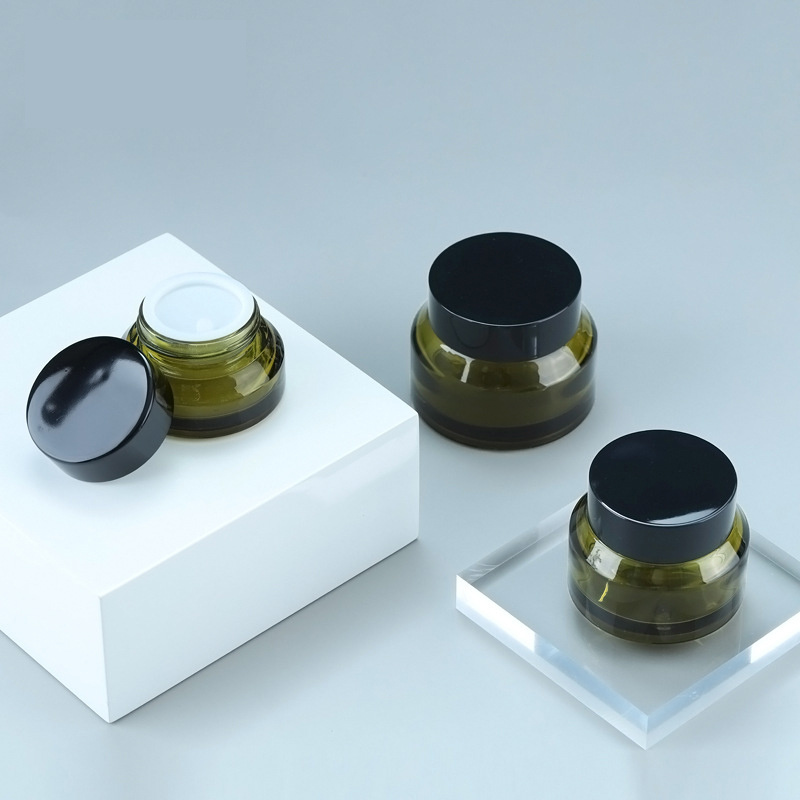 Cosmetic Jars Fancy Double Walled Jar Luxury Plastic Jars with Lids