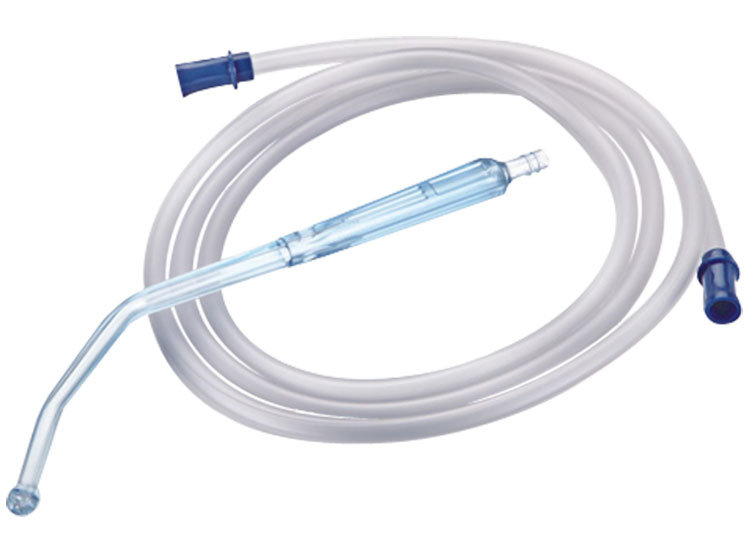 Disposable Yankauer Flexible Suction Joint Connecter Tube with Slip-Resistant Handle