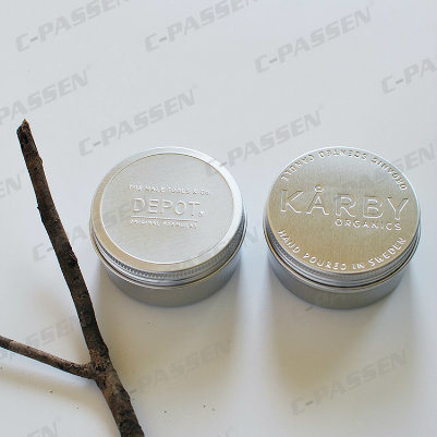 Wholesale Customize Logo Aluminum Cosmetic Tins Jar