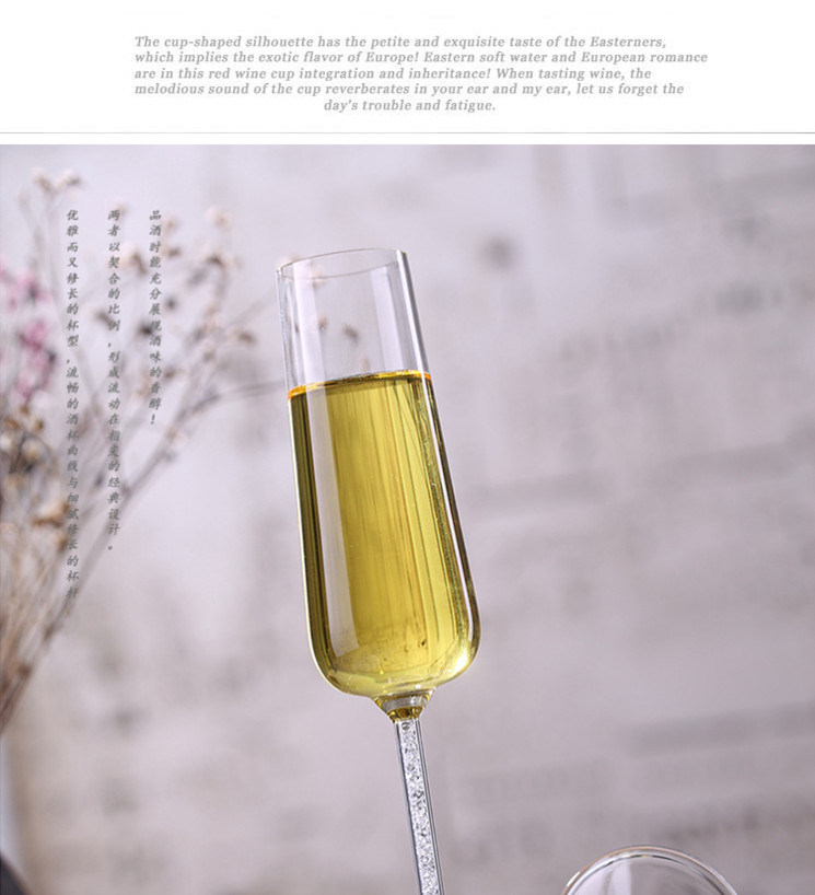 Wholesale High-Borosilicate Glass Champagne Glass Cup