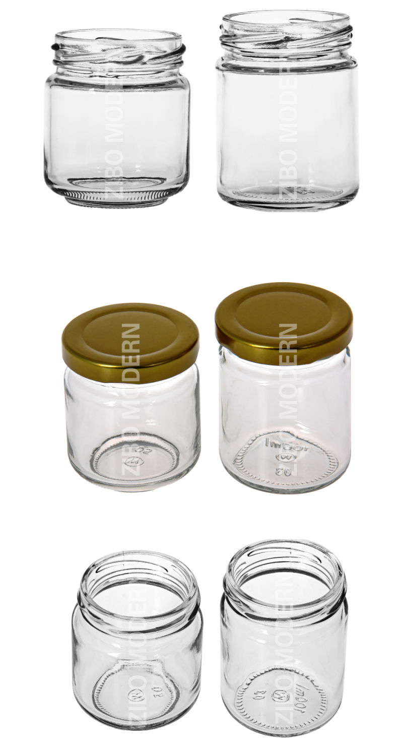 4 Oz 125ml Mini Glass Jar Glass Jam Jars with Metal Lid - Glass Jar - Honey Jar