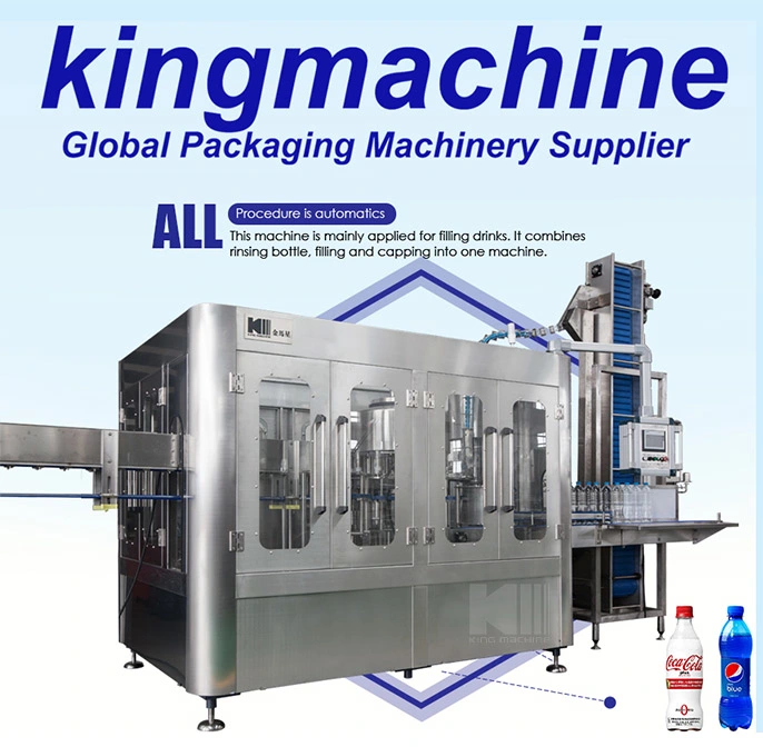 Bottle Filling Capping Machine/Carbonated Beverage Machine/Carbonated Can Drinks Packaging Machine