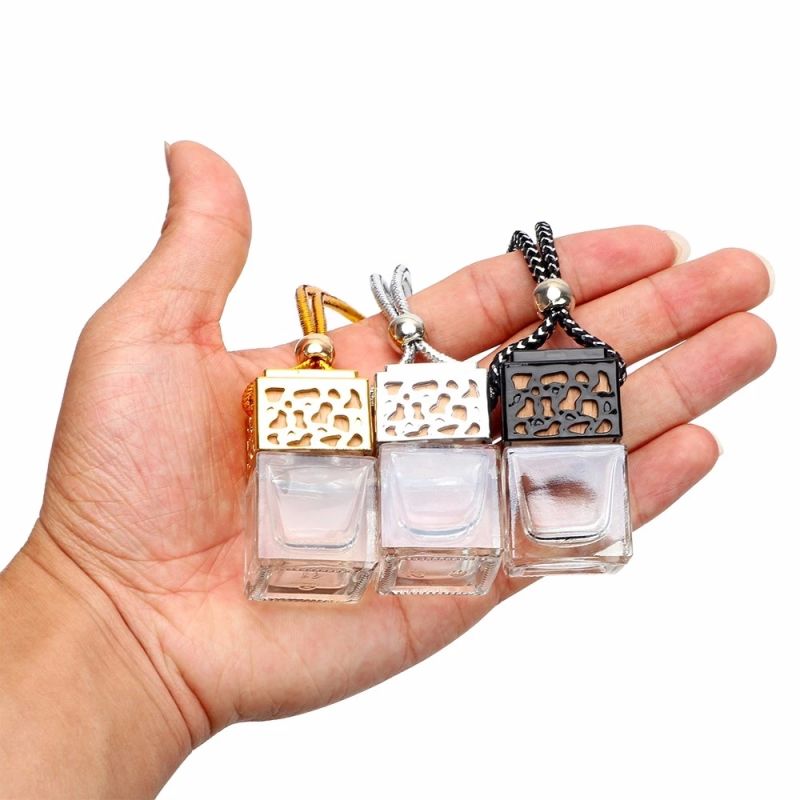 Car Diffuser Bottle Glass Empty Perfume Bottles Auto Accessories