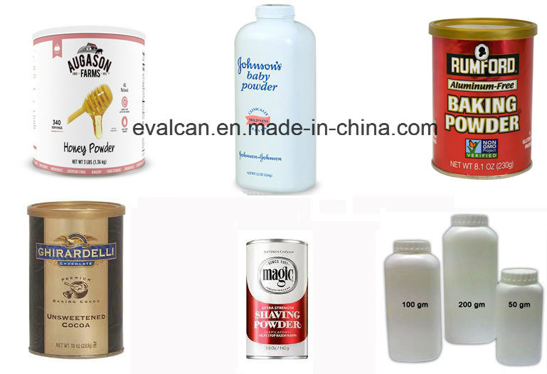 Automatic Bottle Tins Cans Powder Filling Packing Machine