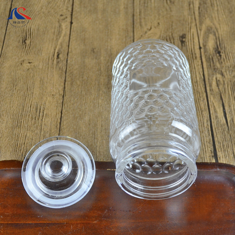 Food Grade 800ml Storage Jar for Honey DIY Glass Bottle with Lid