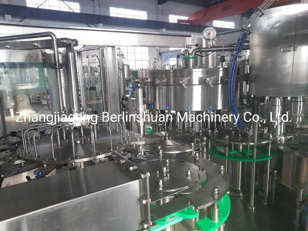 Full Automatic Carbonated Water Carbonated Juice Soda Water Drink Carbonated Drinks Gas Beverage Soft Drinks Filling Bottling Line