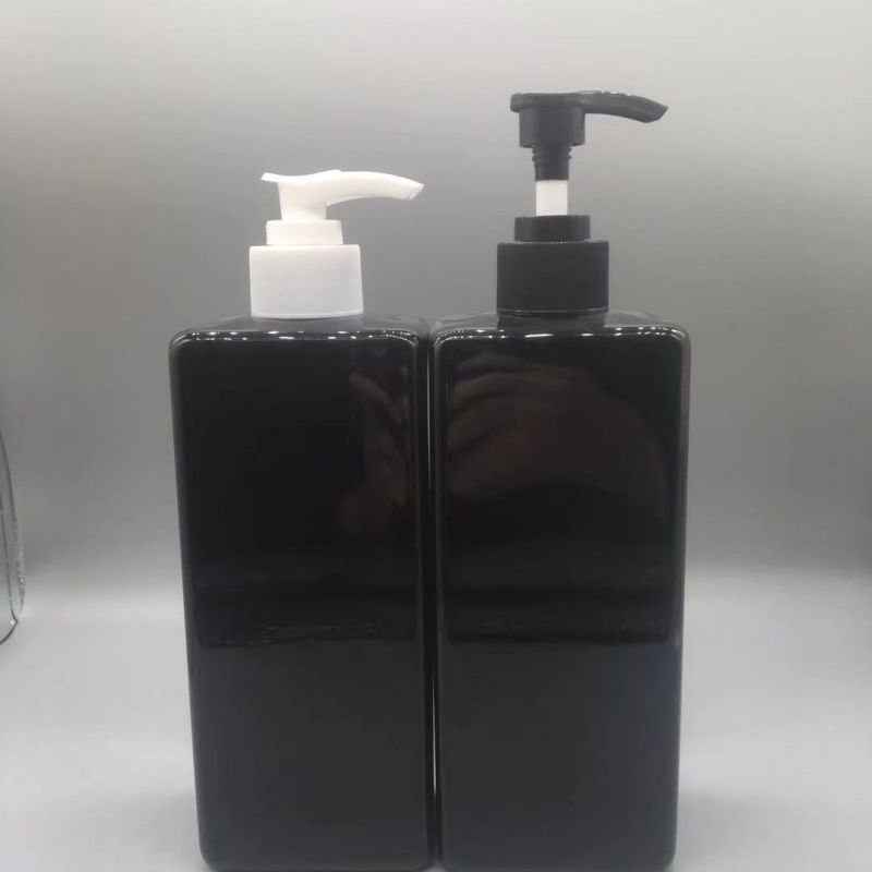 Plastic Bottle Square Shampoo Plastic Bottle