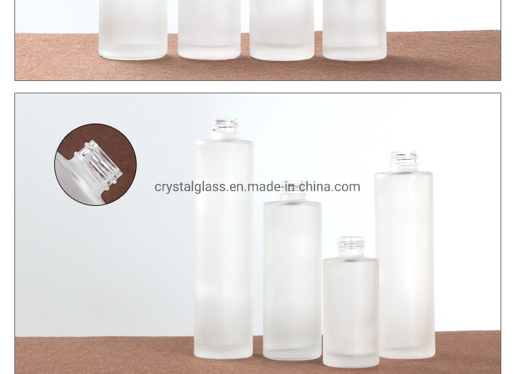 Crystal Glass Cosmetic Jars with Slver Caps 20g 30g 50g