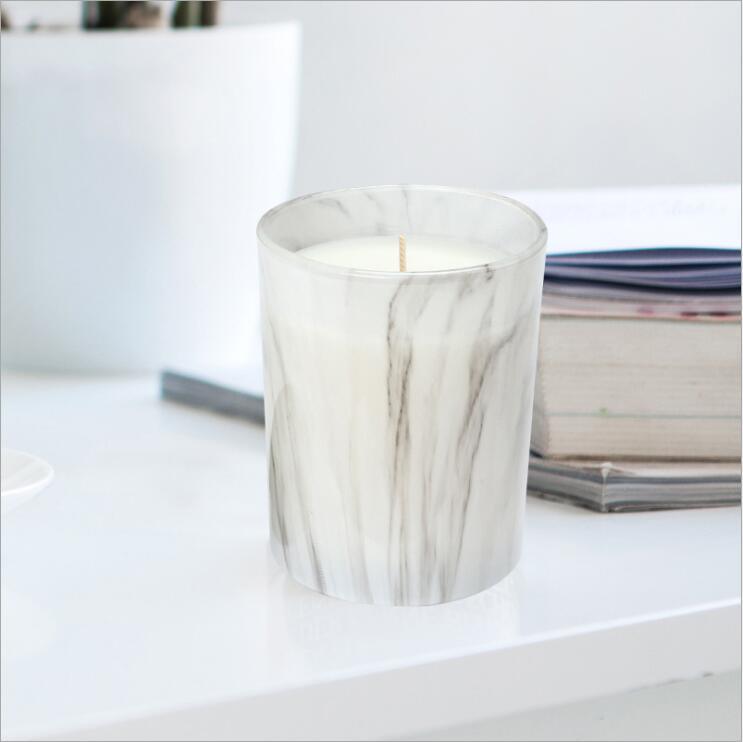 Wholesale Unique Clear Candle Glass Jar with Wooden Lid