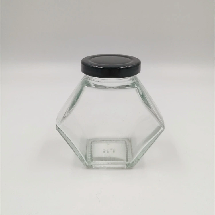 Seal Glass Food Storage Jar with Metal Lid Glass Bottle