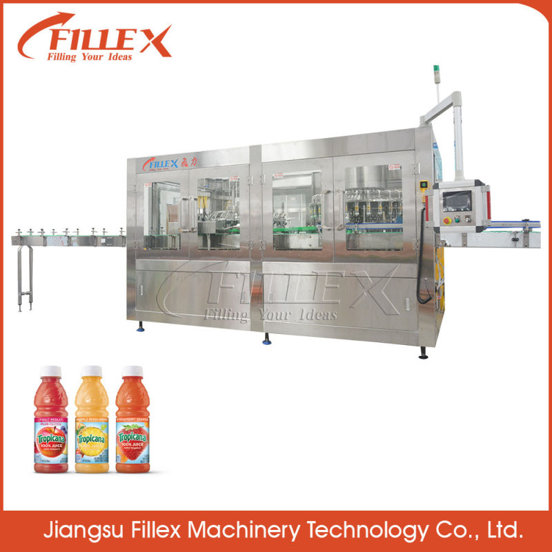 Factory Price Plastic Bottle Orange Juice Washing-Filling-Capping Machine