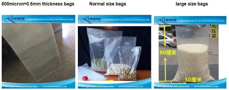 D Handle Shopping Bag Making Machine