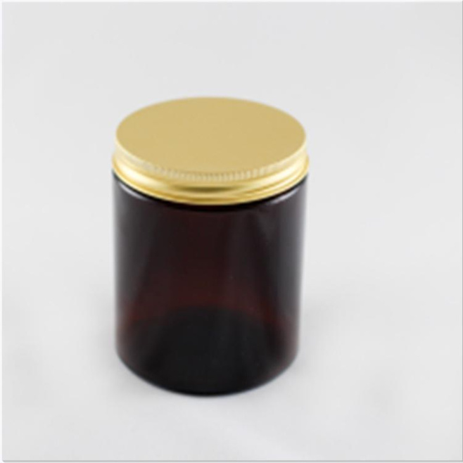 Hot-Selling Customization Glass Straight Sided Mason Canning Jars with Gold Metal Lids