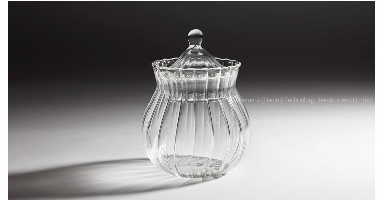 150/400ml Borosilicate Candy Container Jar, Glass Storage Candy Jar with Lid