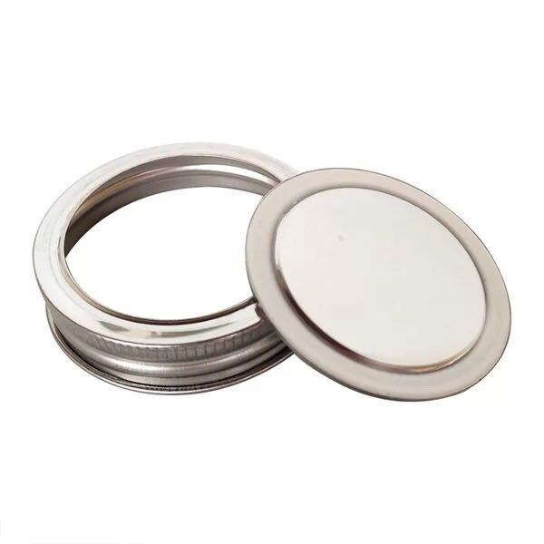 70mm 83mm Wide Mouth Ball Glass Separate Glass Mason Jar Lids