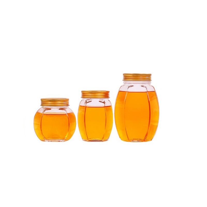 Seal Pot Honey Jar Lemon Honey Glass Bottles 380ml 13 Ounce