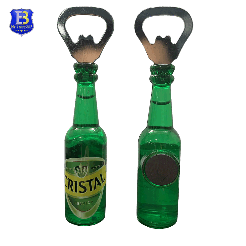 Beer Bottle Shape Liquid Filled Beer Bottle Opener