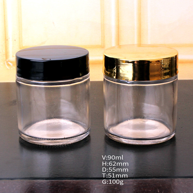 3 Oz Airtight Sealed Food Storage Glass Jar