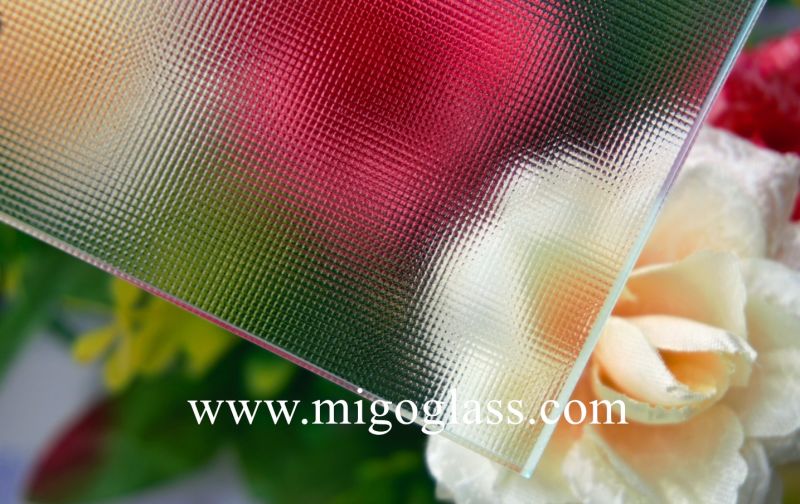 4mm Ultra Clear Patterned Glass Tempered Glass for Greenhouse