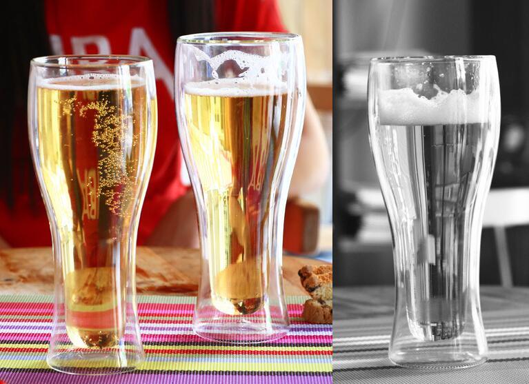 Drinking Beer Glass Double Wall Beer Cup Double Wall Beer Glass