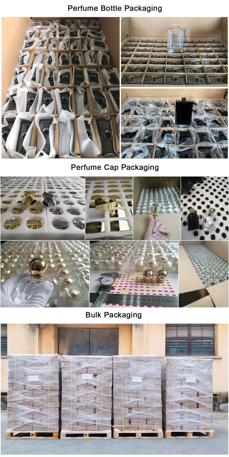 Wholesale Glass Perfume Fea15mm Spray Bottles 75ml