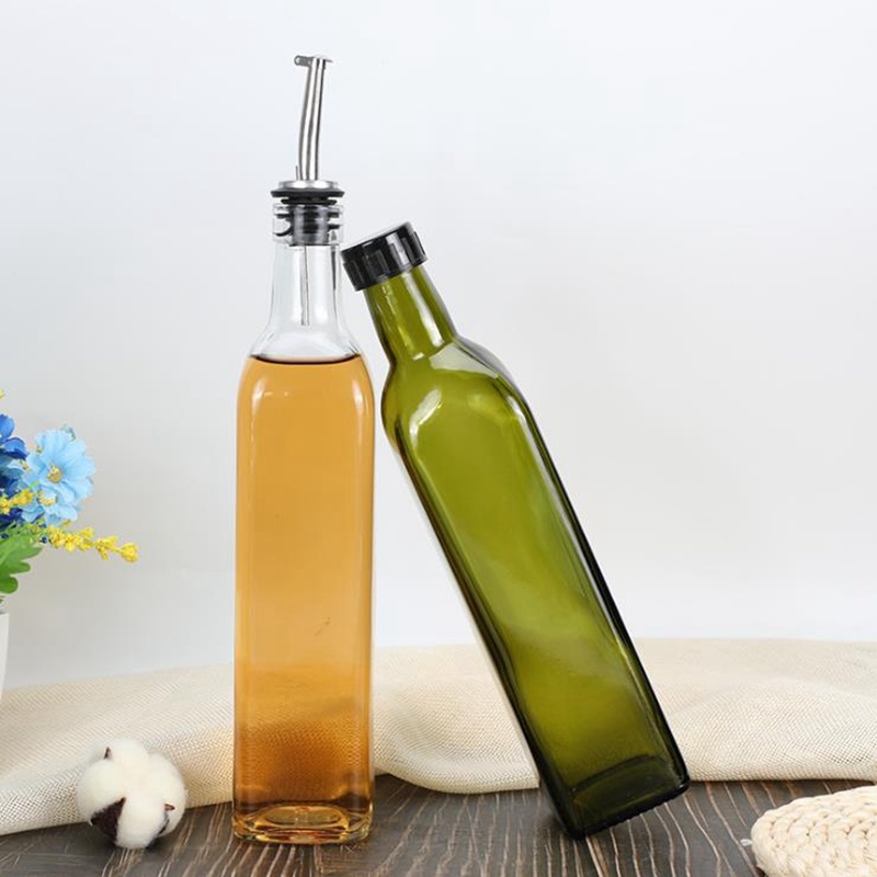 Olive Oil Glass Bottle for Home Kitchen