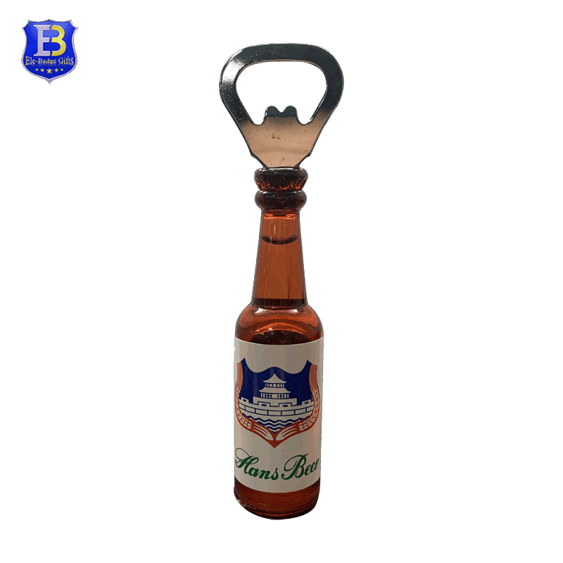 Beer Bottle Shape Liquid Filled Beer Bottle Opener