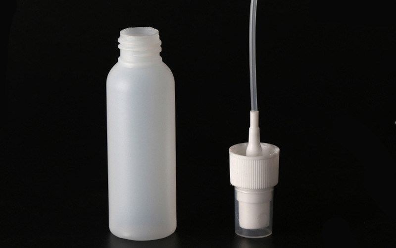 50ml HDPE Bottle Sprayer Bottle Nature Plastic Bottle for Cosmetic