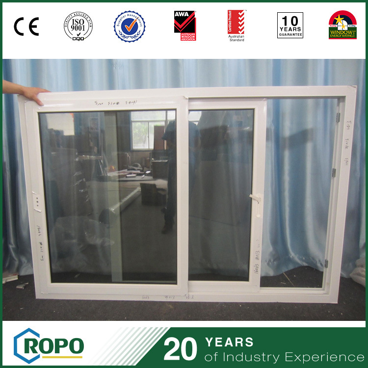 UPVC Large Panes Tinted Glass Sliding Window