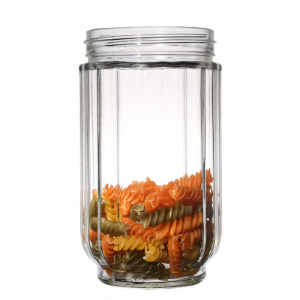 Empty Glass Jars Wholesale High Quality Storage Clear Caviar Customize Food Glass Jar