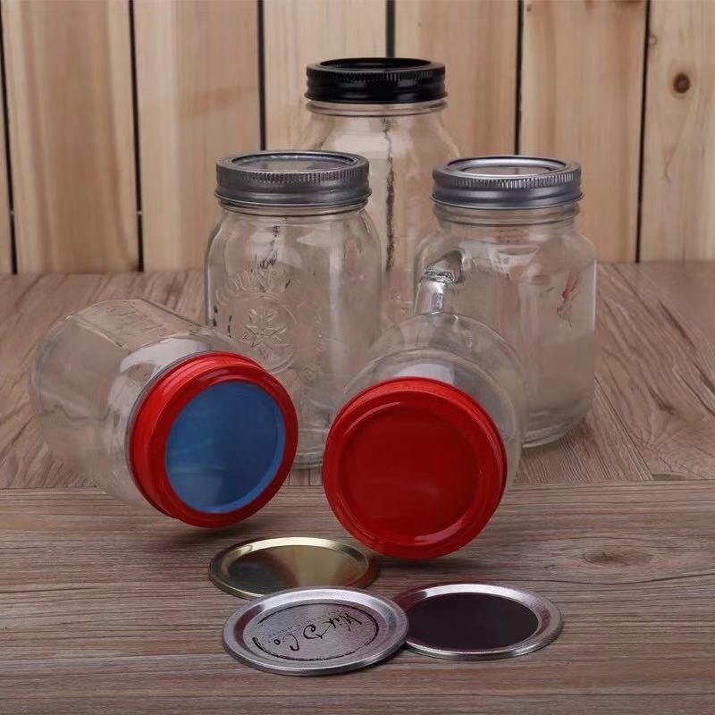 70mm Metal Lids Screw Caps Tinplate Lid for Mason Jar