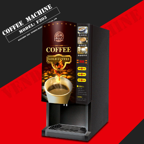 3 Hot Beverage/Tea/Drink Auto Coffee Vending Machine F303