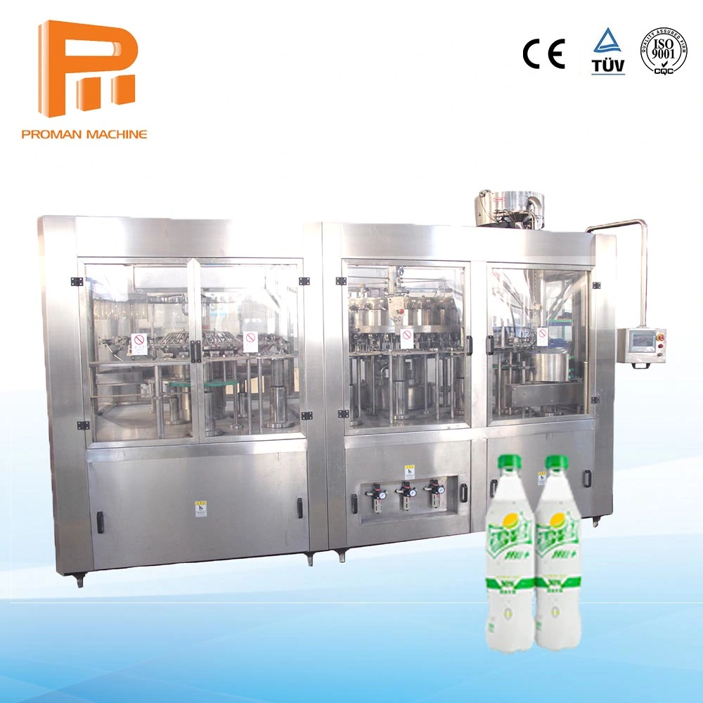 Automatic Unflavored Soda Water/Carbonated Beverage/ Flavored Beverage Drink Filling Machine