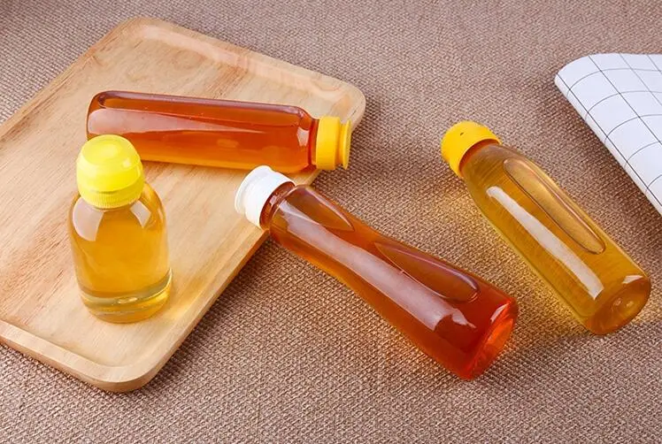 Beixuan Best Selling Plastic Pet Squeeze Bottle Honey Bottle Sauce Jam Bottle Wholesale