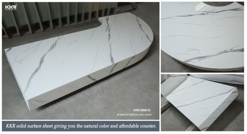 Decorative Building Material Artificial Acrylic Solid Surface Stone Sheets