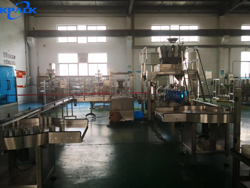 Automatic Pickles Glass Bottles Filling Weighing Capping Food Packaging Machine