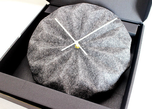 Decorative Furniture Polyester Fiber Acoustic Wall Clock