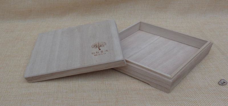 Customized Two Bottle Wooden Wine Box with Wine Accessories