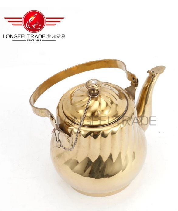 Best Gift Golden Stainless Steel Kettle Water Jug Drink Kettle