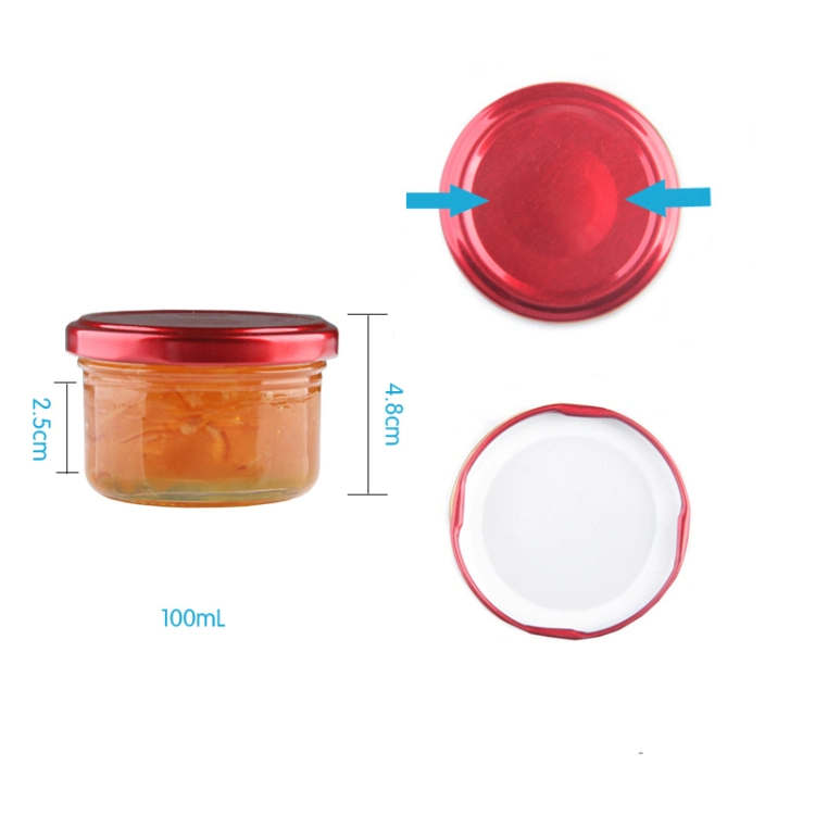 100ml Glass Caviar Jar with Tinplate Lid