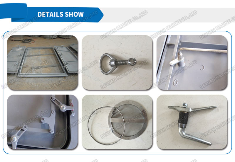 Marine Single Leaf Quick-Opening-Closing Watertight Steel Door