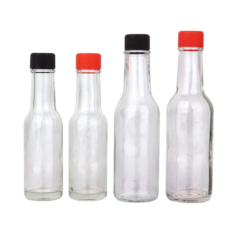 Wholesale Chili Sauce Glass Bottle with Plastic Lid