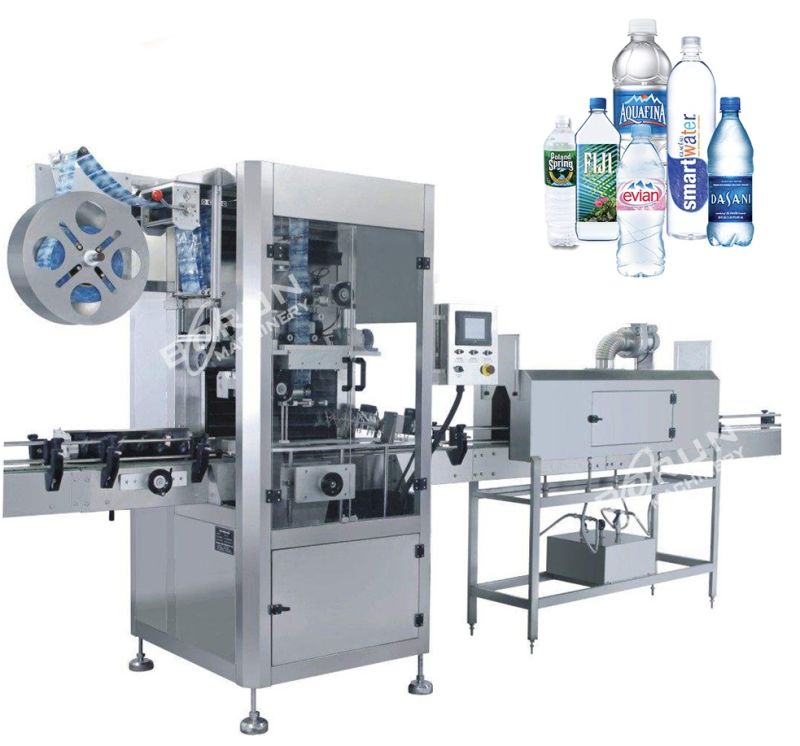 High Speed Water Juice Bottles Automatic Shrink Sleeve Label Machine