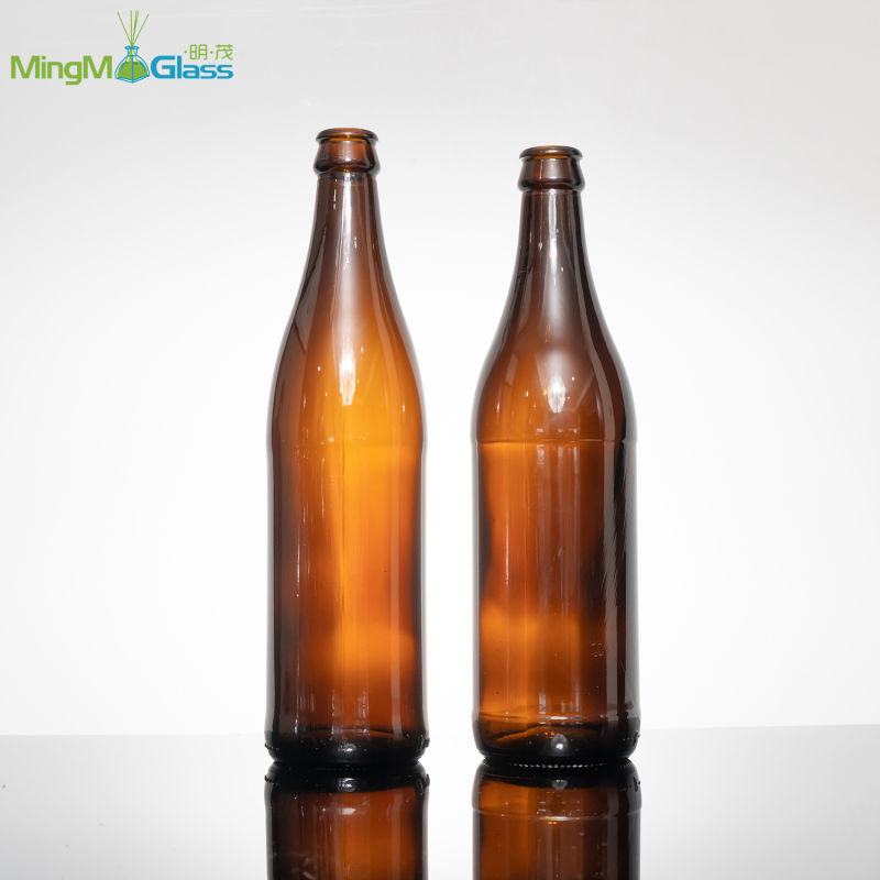 1000ml Amber Beer Glass Bottle with Cover Top