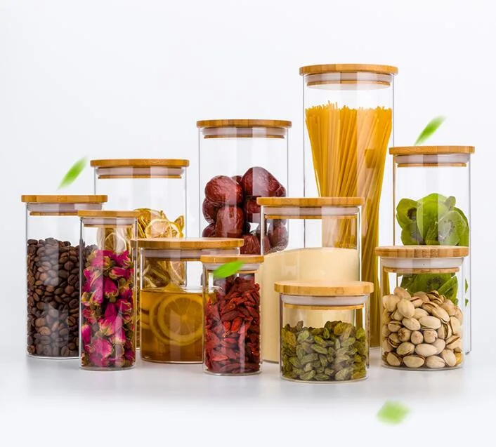 Jar Glass Packaging Spice Airtight Glass Jars with Spices Lid