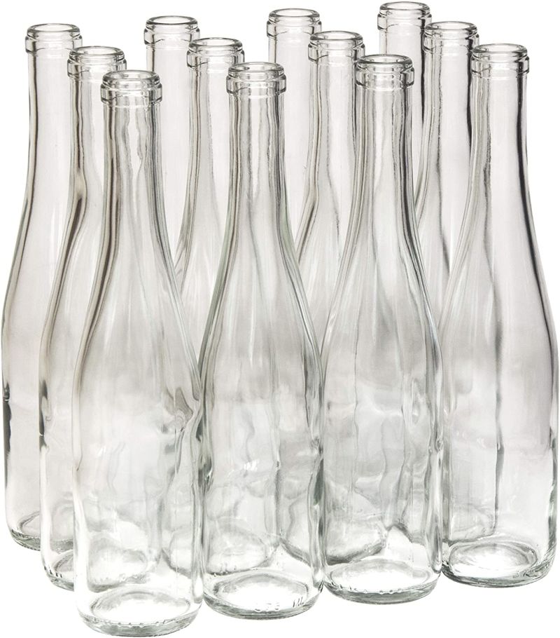 375ml Glass Stretch Hock Wine Bottle