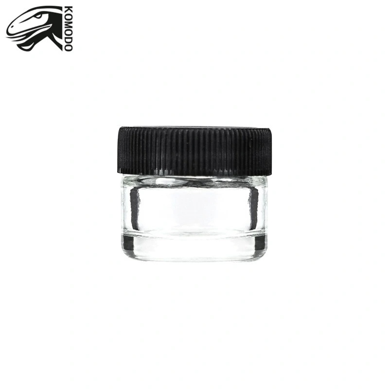 Wholesale Packaging Child Proof 5ml Round Empty Glass Jars