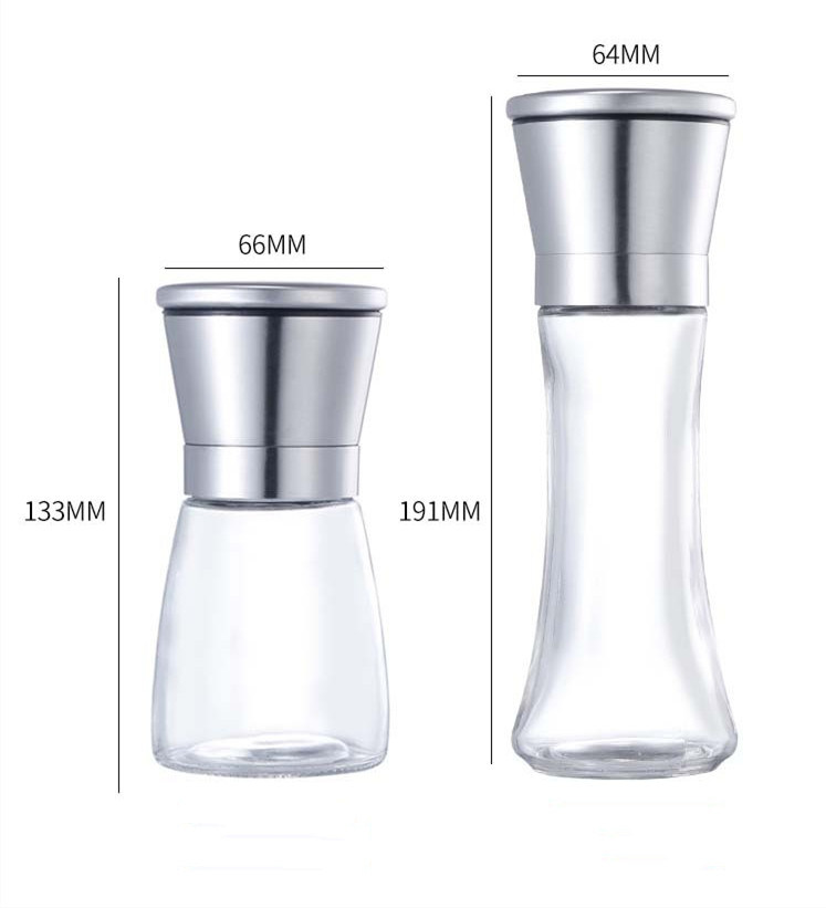 Grinding Glass Jar for Spice Cruet Powder