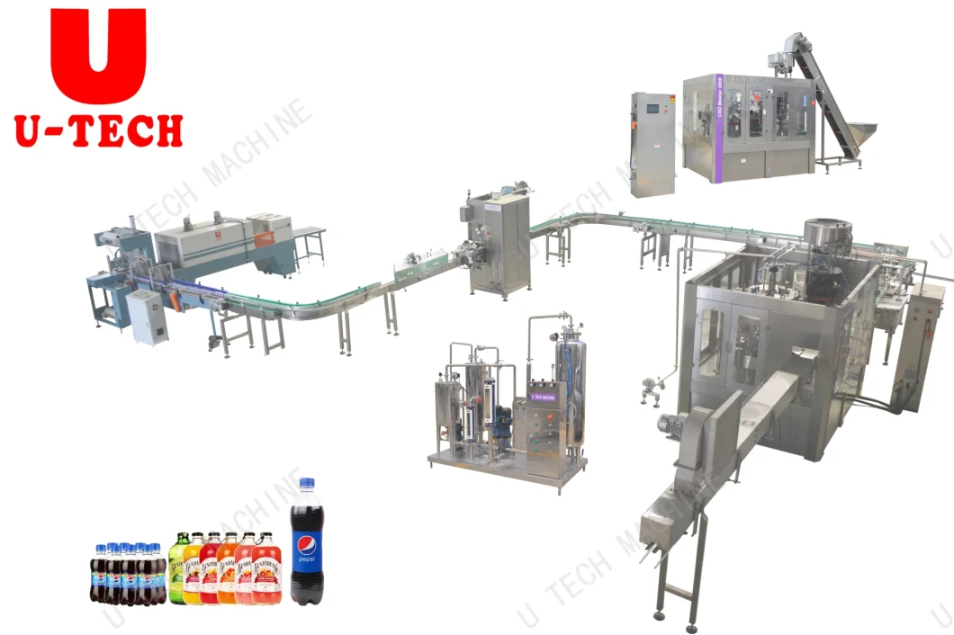 New Type Three-in-One Automatic Carbonated Beverage/Soda Water/Gas Drink Filling Machine